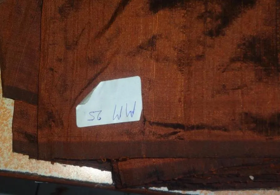 100% PURE SILK DUPIONI FABRIC BROWN X BLACK 54" WITH SLUBS*