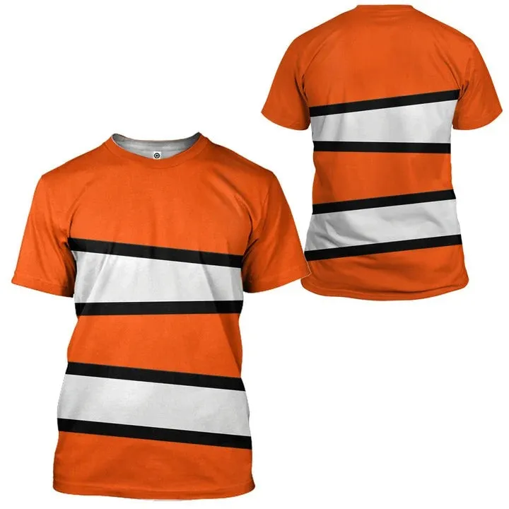 3D Finding Nemo Nemo Dad Cosplay Costume Custom Hoodie Tshirt Apparel