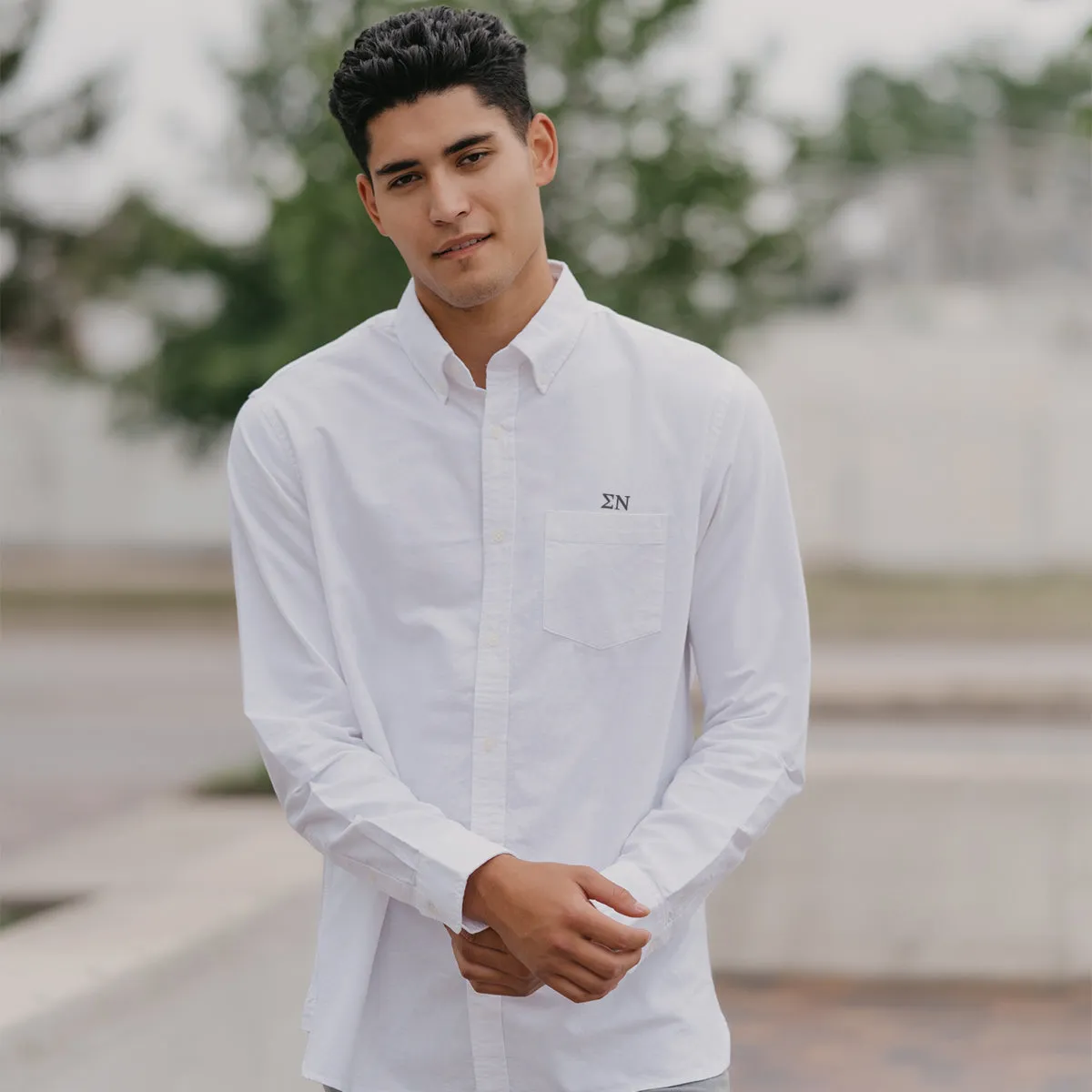 AEPi Brooks Brothers Oxford Button Up Shirt