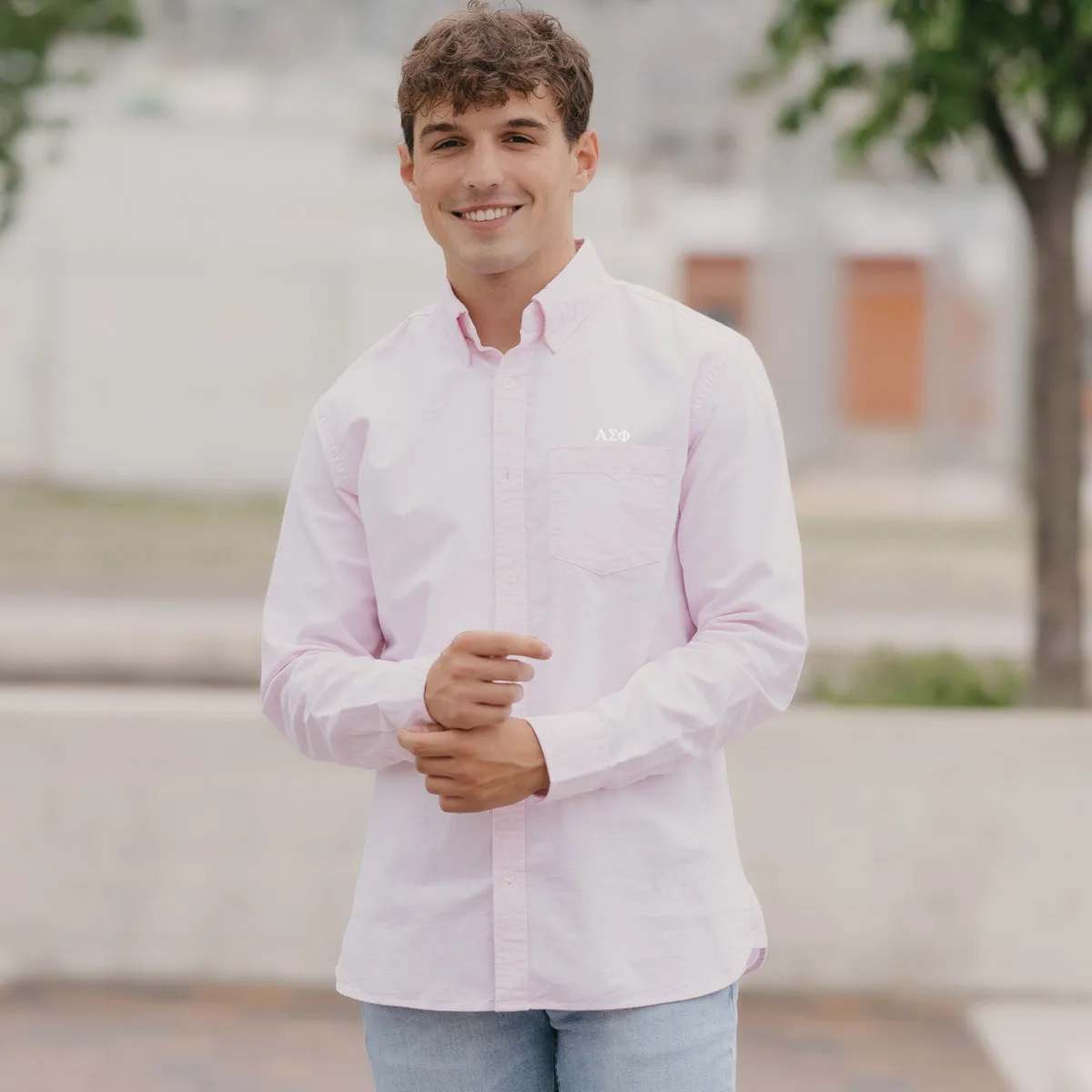 AEPi Brooks Brothers Oxford Button Up Shirt