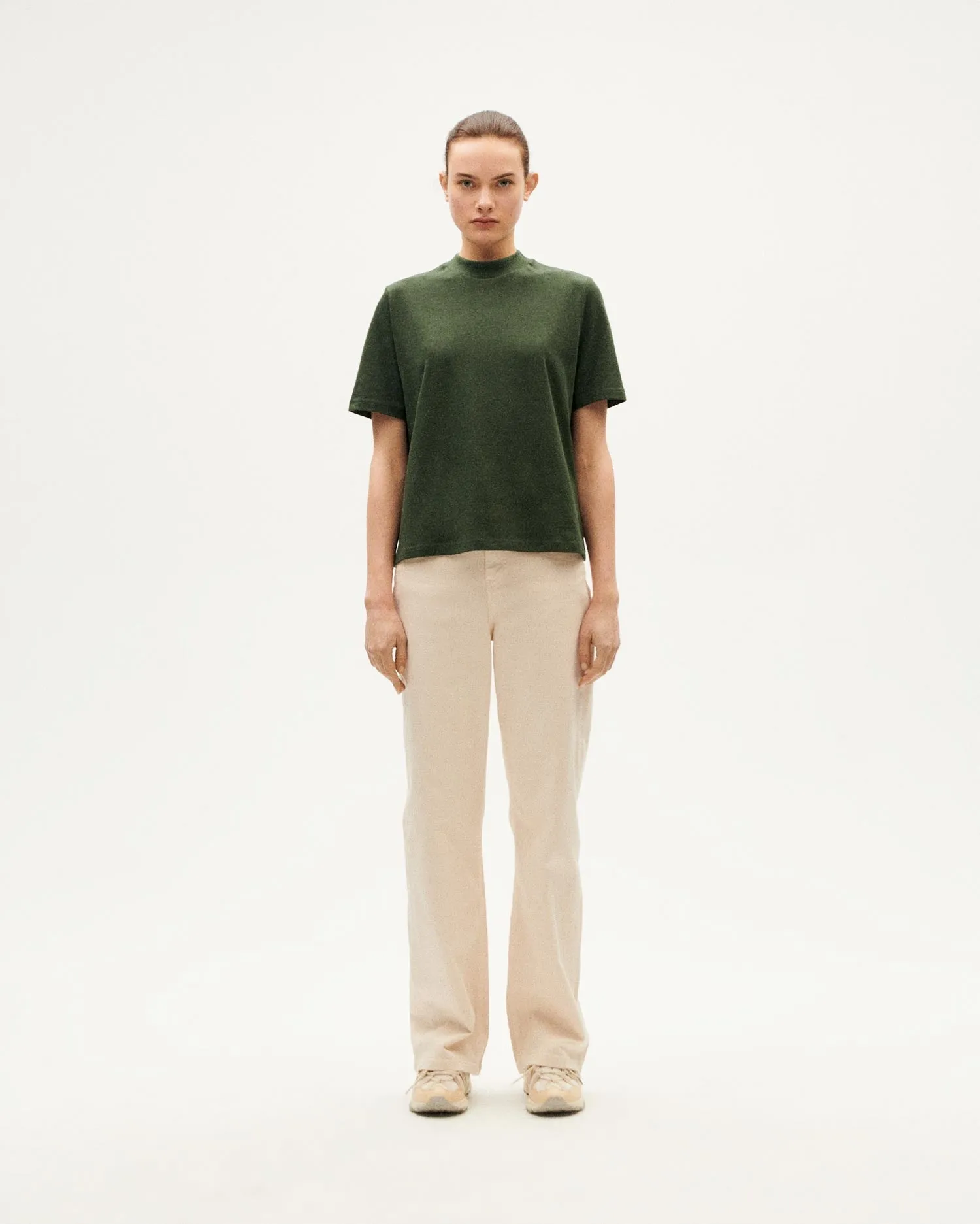 Aidin Thick Hemp T-Shirt Green