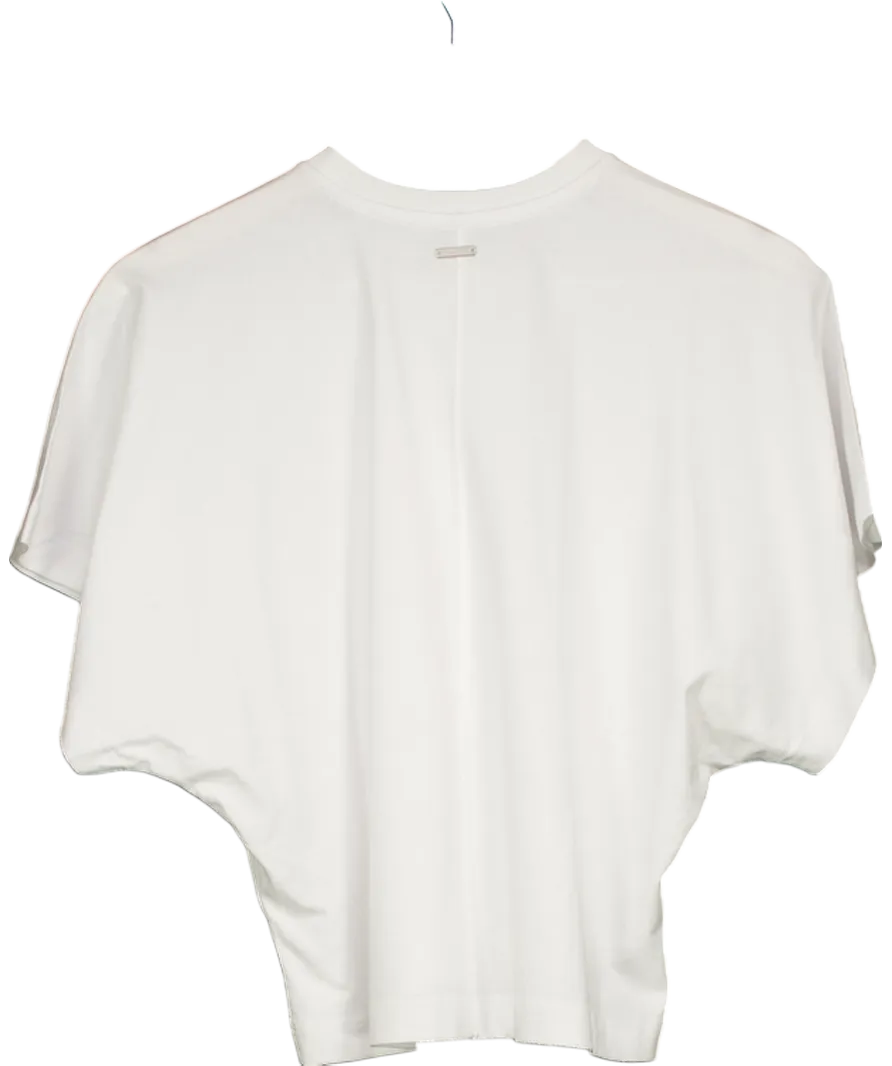 All Saints White Artia Relaxed Fit T-shirt UK S