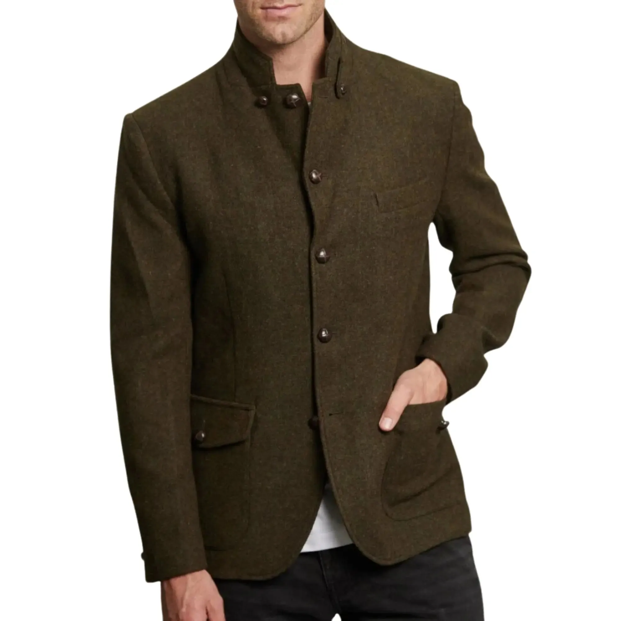 Allenby Green Tweed Blazer