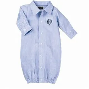 Boys Infant Oxford convertible Gown