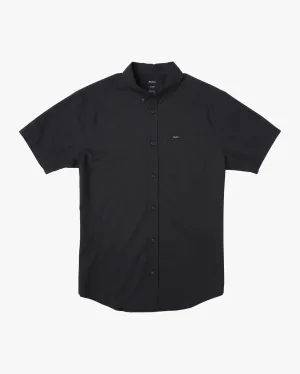 Boys That'll Do Stretch Short Sleeve Shirt - Black