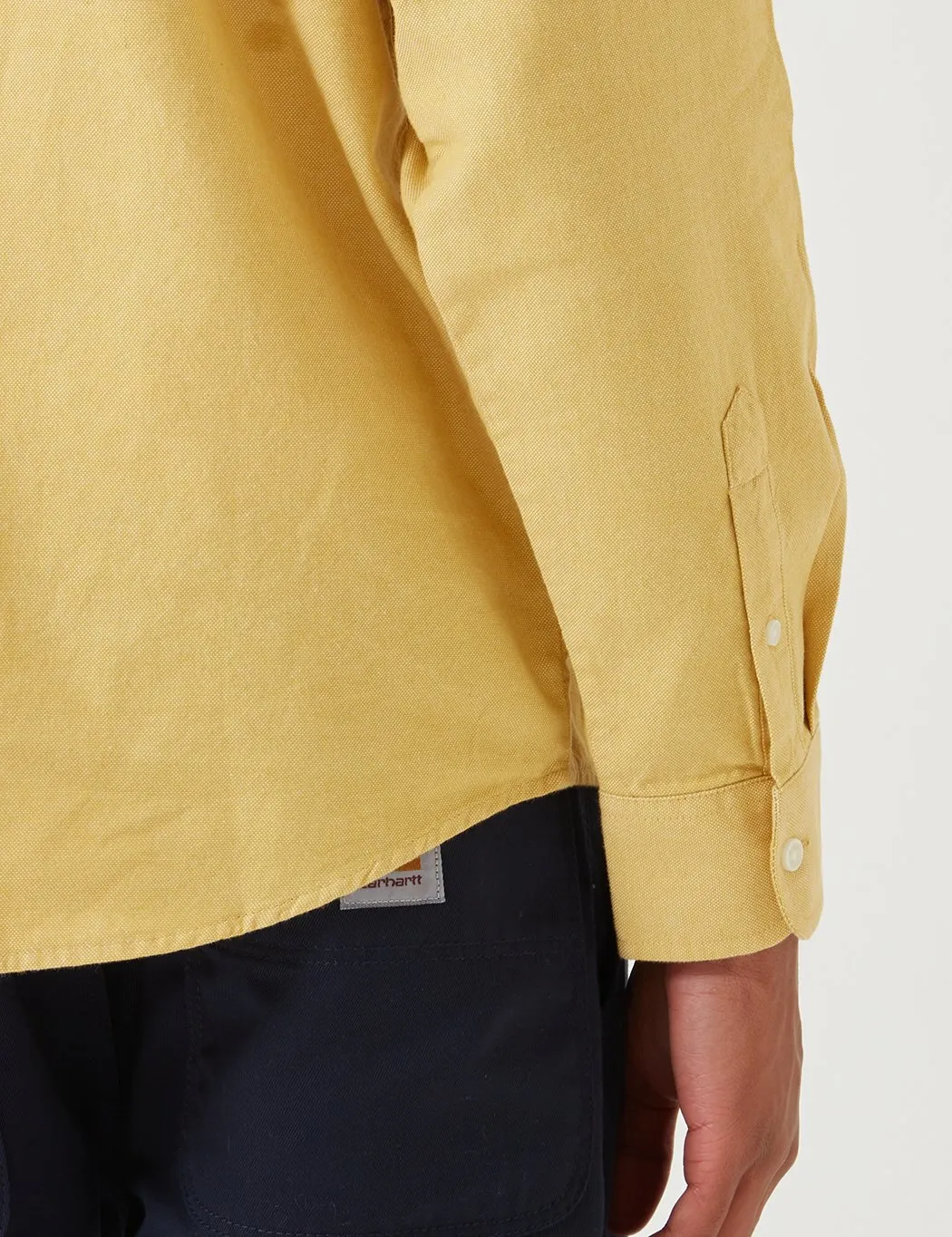 Carhartt-WIP Dalton Shirt (Heavy Rinsed) - Colza / Flour