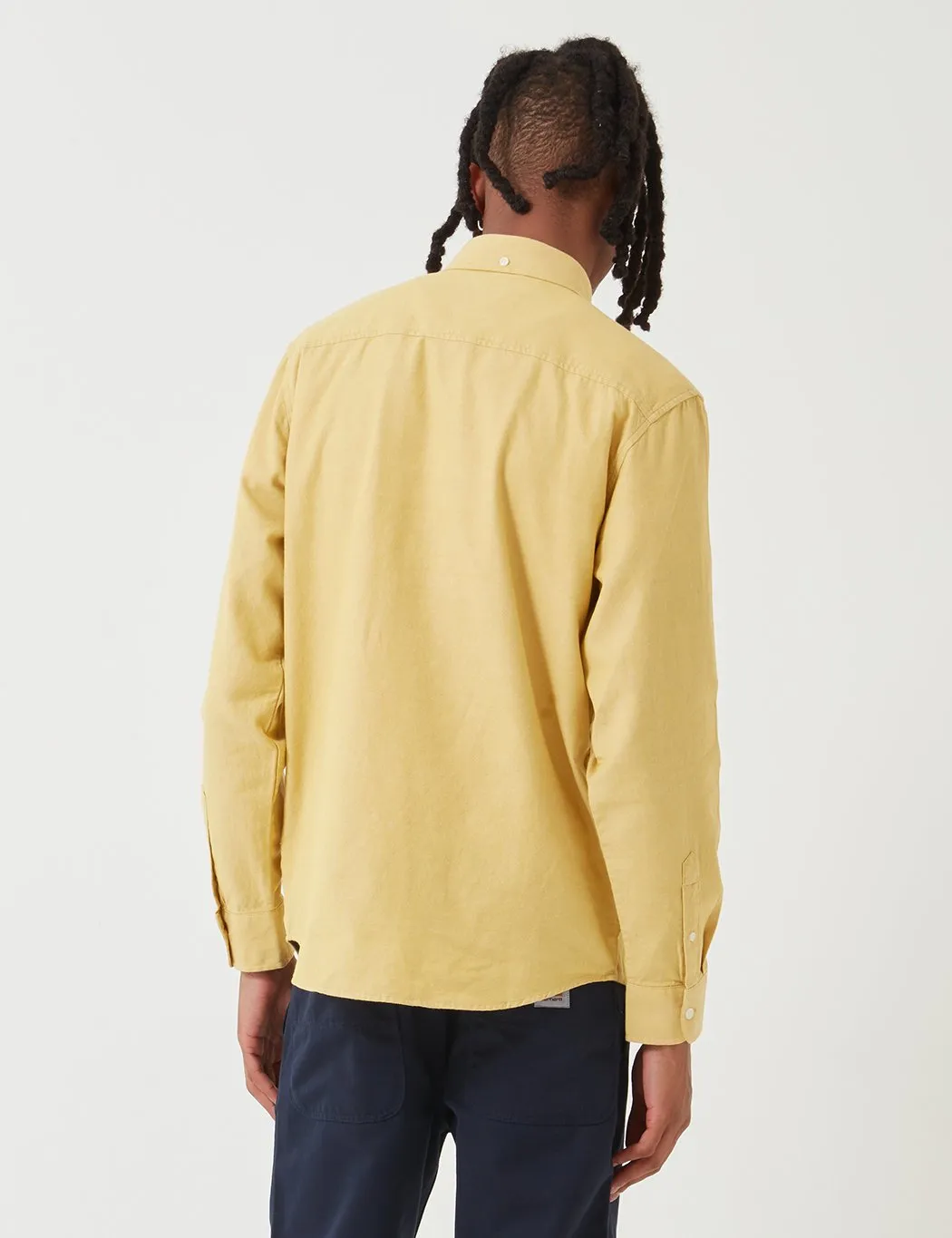 Carhartt-WIP Dalton Shirt (Heavy Rinsed) - Colza / Flour