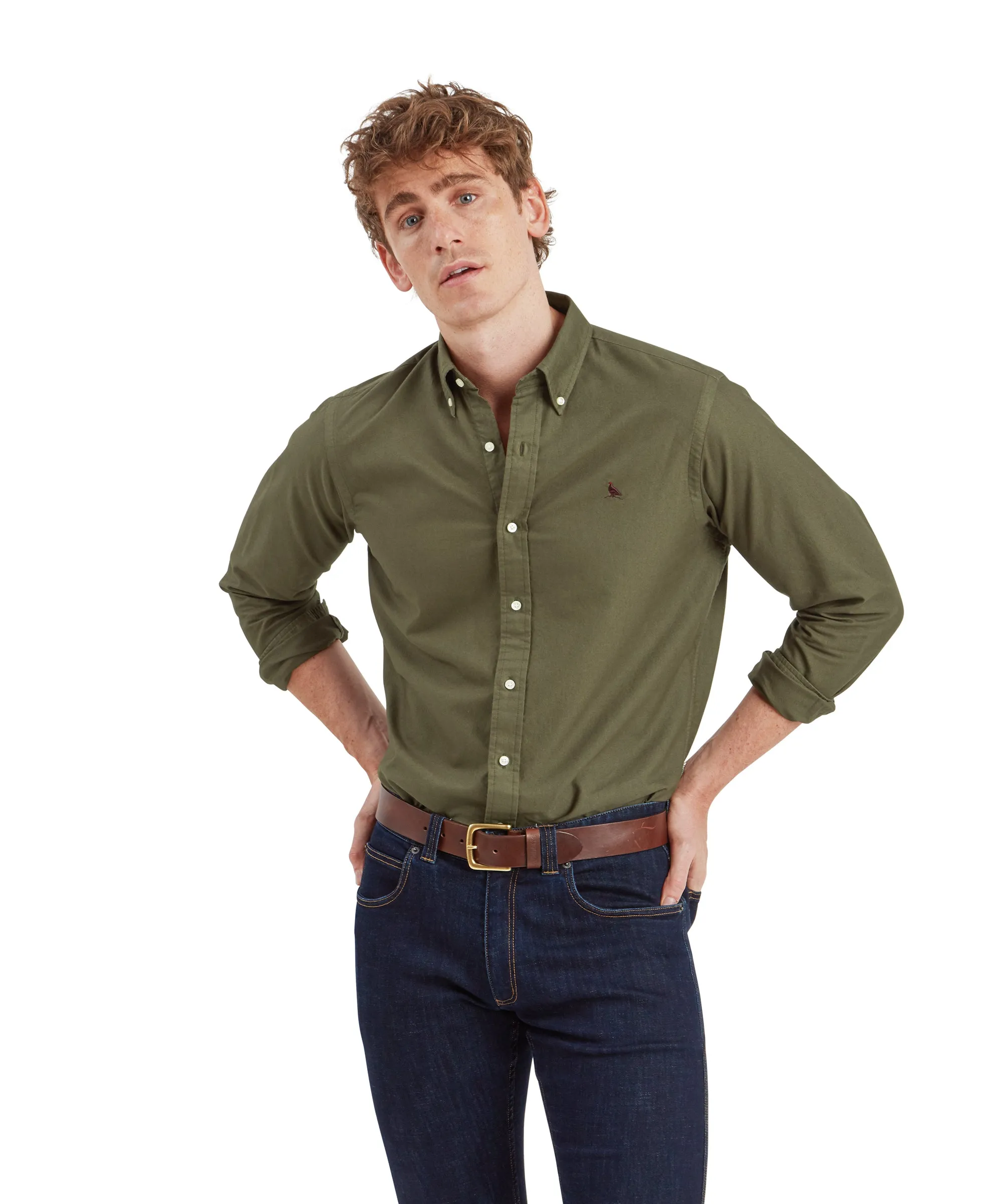 Cavendish Oxford Shirt - Woodland