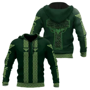 Customized Name Irish Saint Patrick's Day 3D All Over Printed Shirts, Give Heart For Queen Shirt