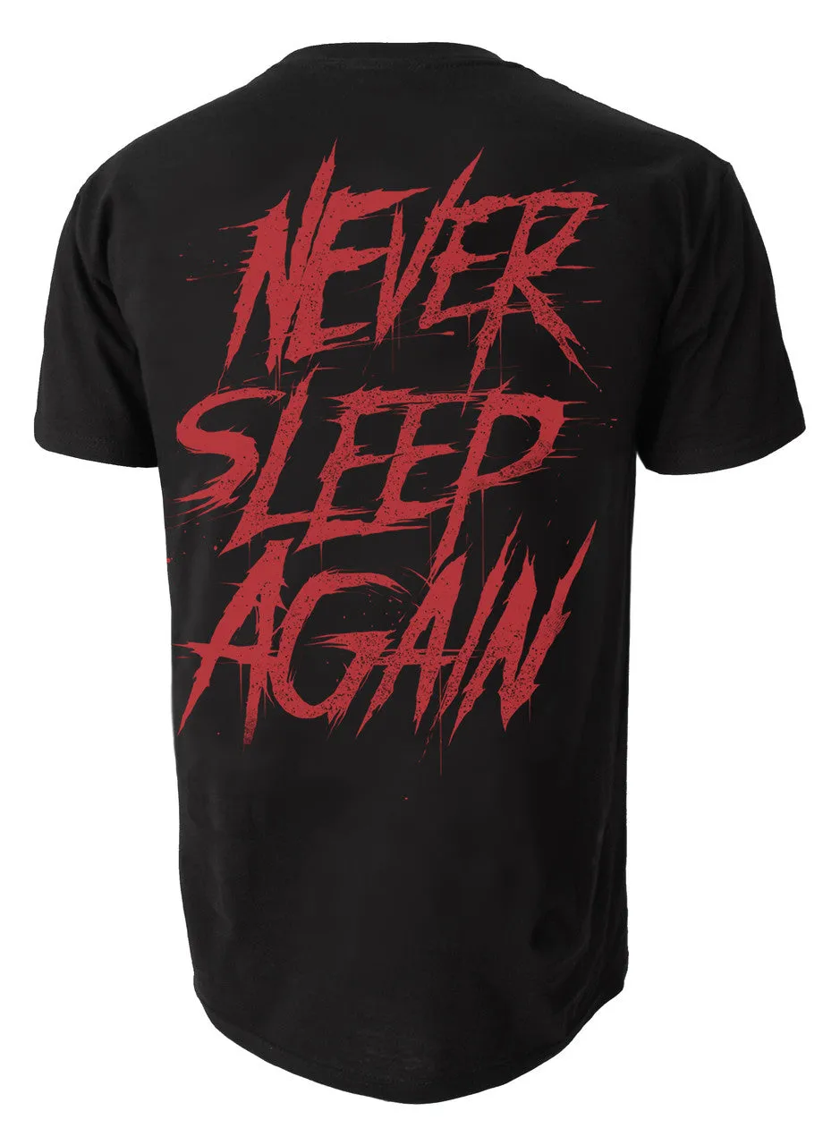 Darkside - NEVER SLEEP AGAIN - Classic Horror Men's T-Shirt - Black