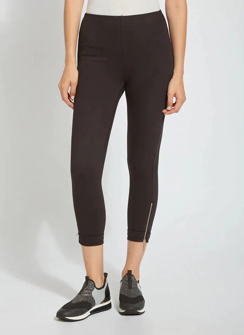 Denim Cuffed Crop Pant