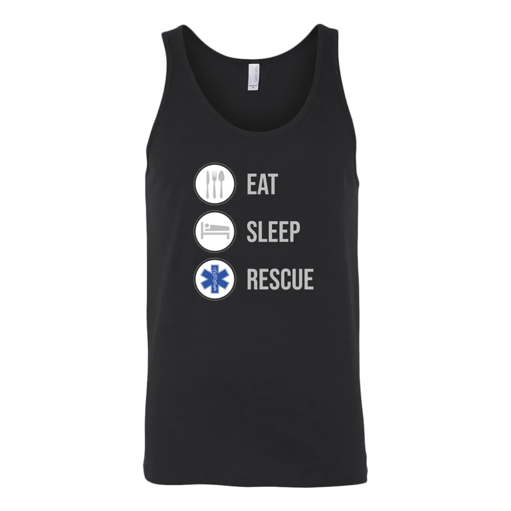 Eat Sleep Rescue EMT Tank Top