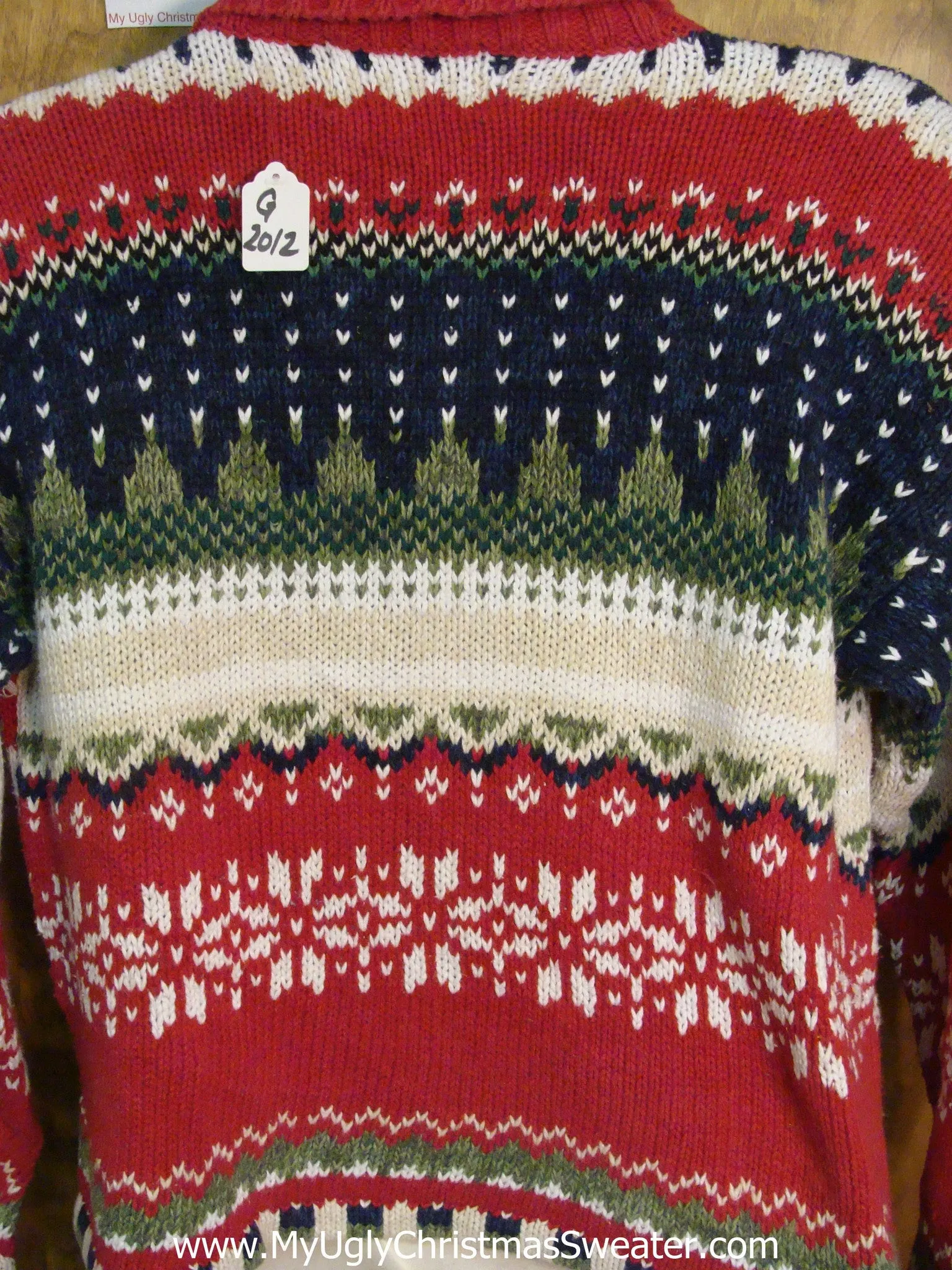 Fun and Festive 2sided Light Up Ugly Xmas Sweater