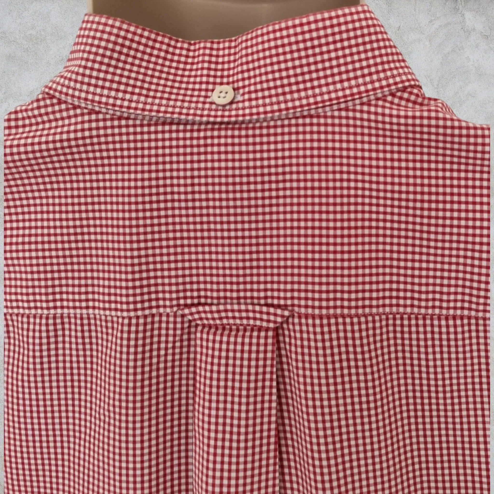 Gant Mens Regular Fit Broadcloth Shirt Red Size L