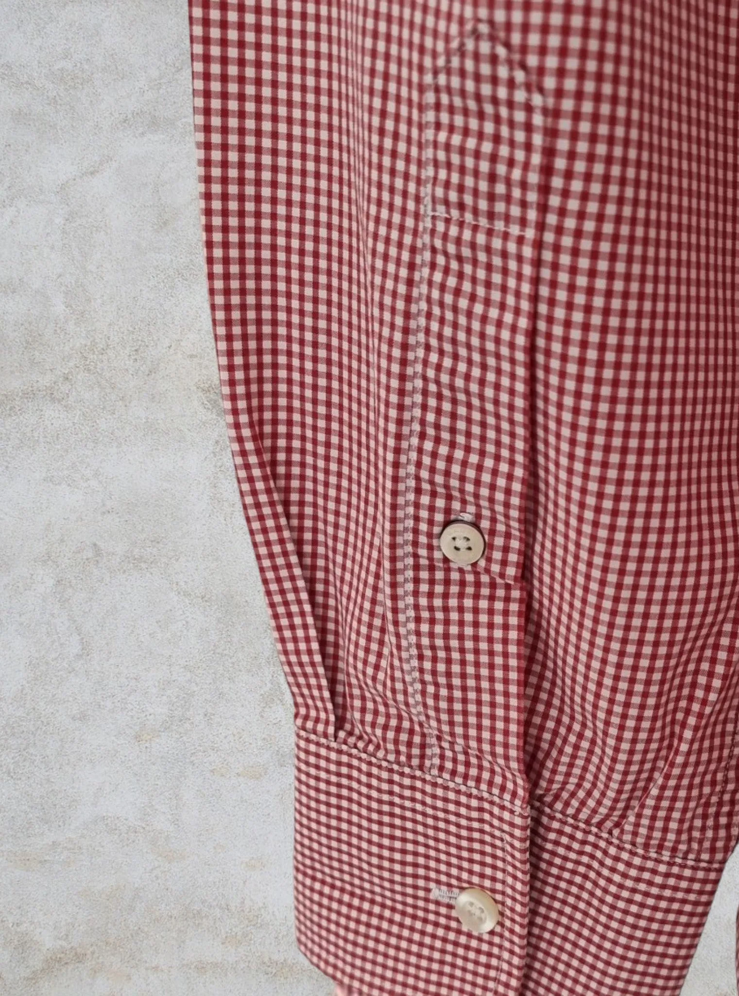 Gant Mens Regular Fit Broadcloth Shirt Red Size L