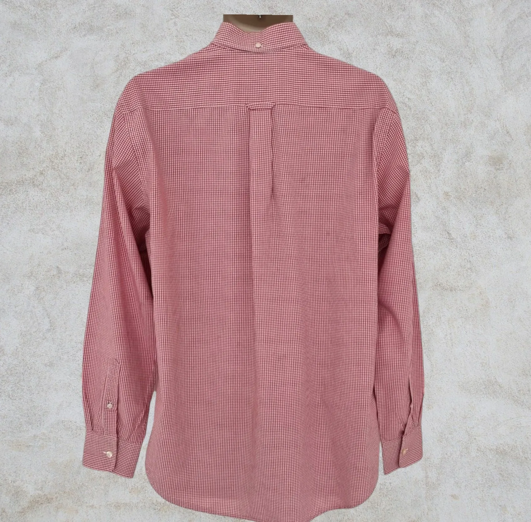 Gant Mens Regular Fit Broadcloth Shirt Red Size L