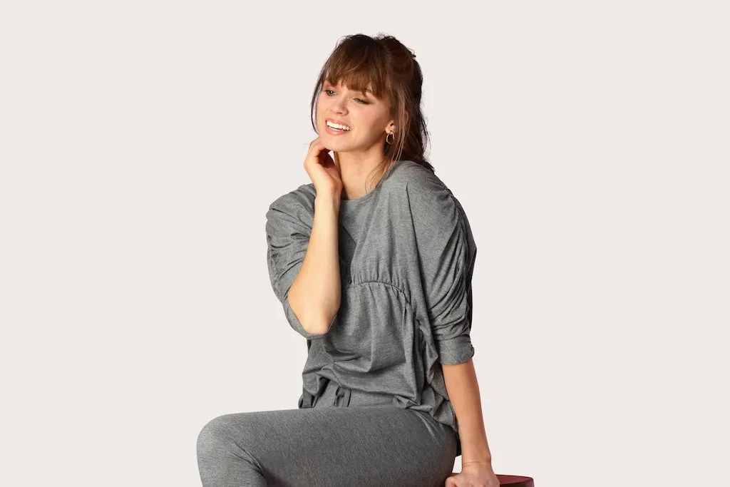 Gather Melange Modal Pajamas Set