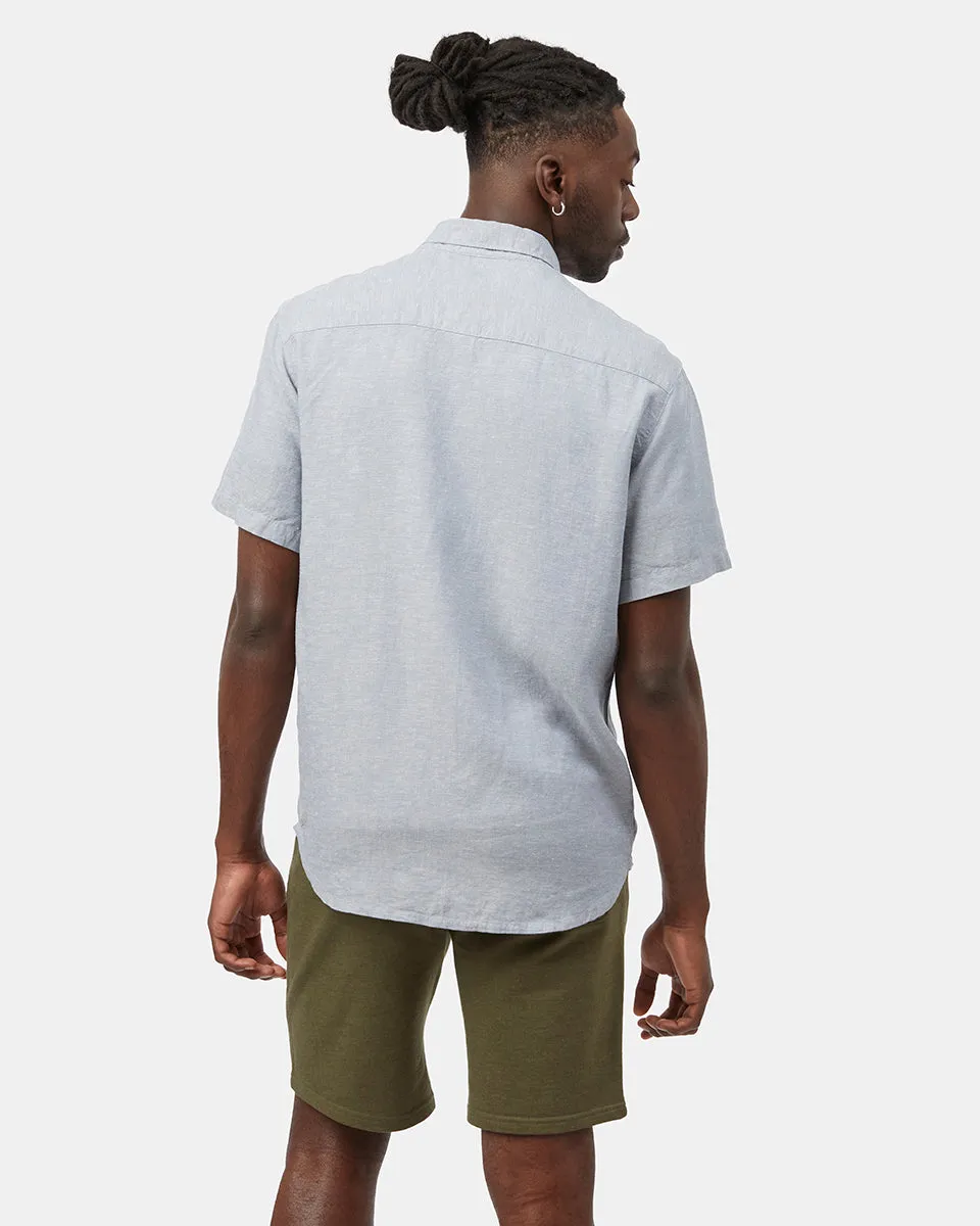 Hemp Button Front Shortsleeve Shirt