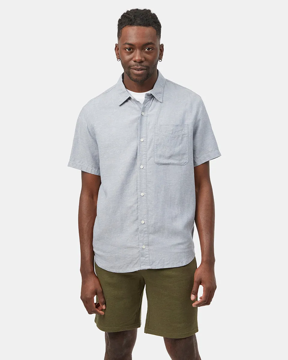 Hemp Button Front Shortsleeve Shirt