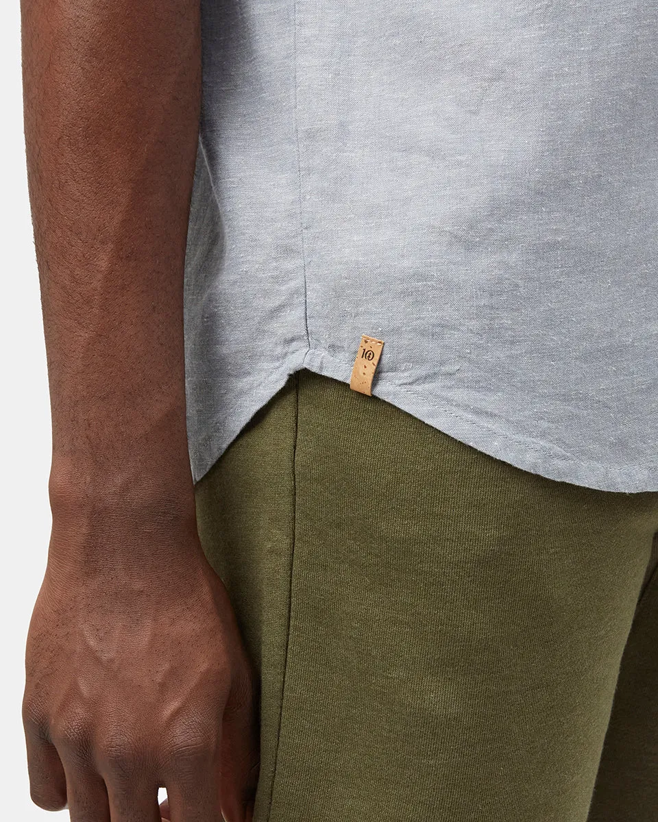 Hemp Button Front Shortsleeve Shirt