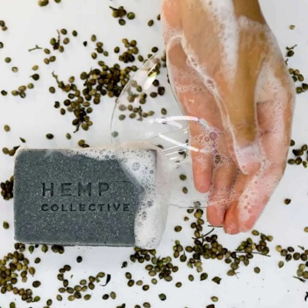 Hemp Collective Soap Bar - Hemp Oil & Activated Charcoal 125g