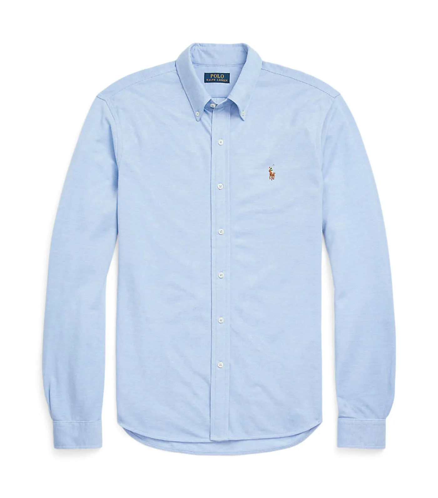 Men's Knit Oxford Shirt Harbor Island Blue
