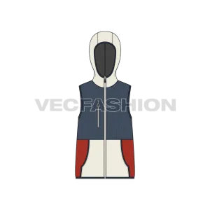 Men's Sherpa Vest Hoodie