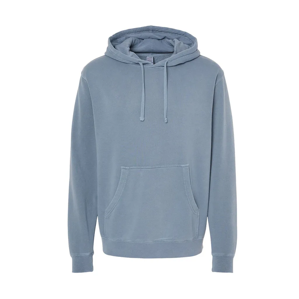 Midweight Pigment-Dyed Hooded Sweatshirt