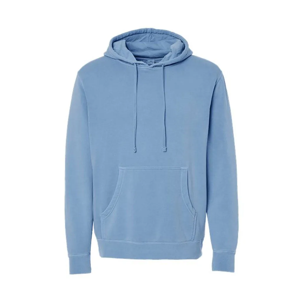 Midweight Pigment-Dyed Hooded Sweatshirt