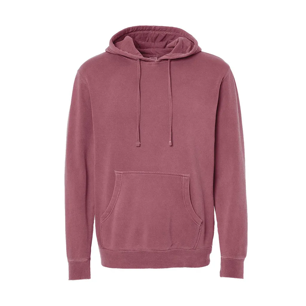 Midweight Pigment-Dyed Hooded Sweatshirt