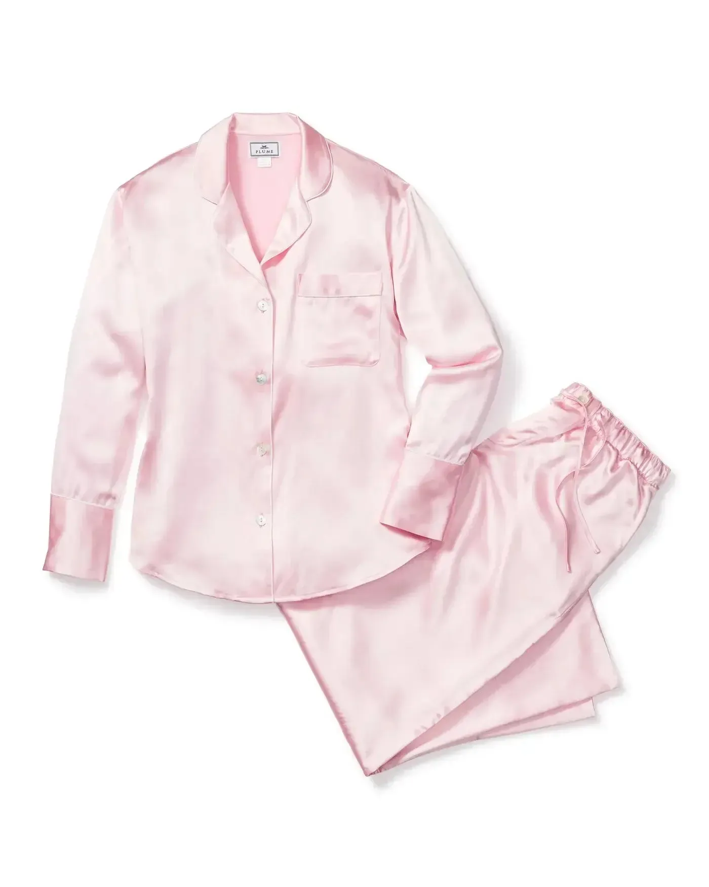 Mulberry Pink Silk Luxe Pajama