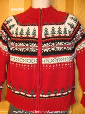 Nordic Style Tacky Christmas Sweater (f1295)