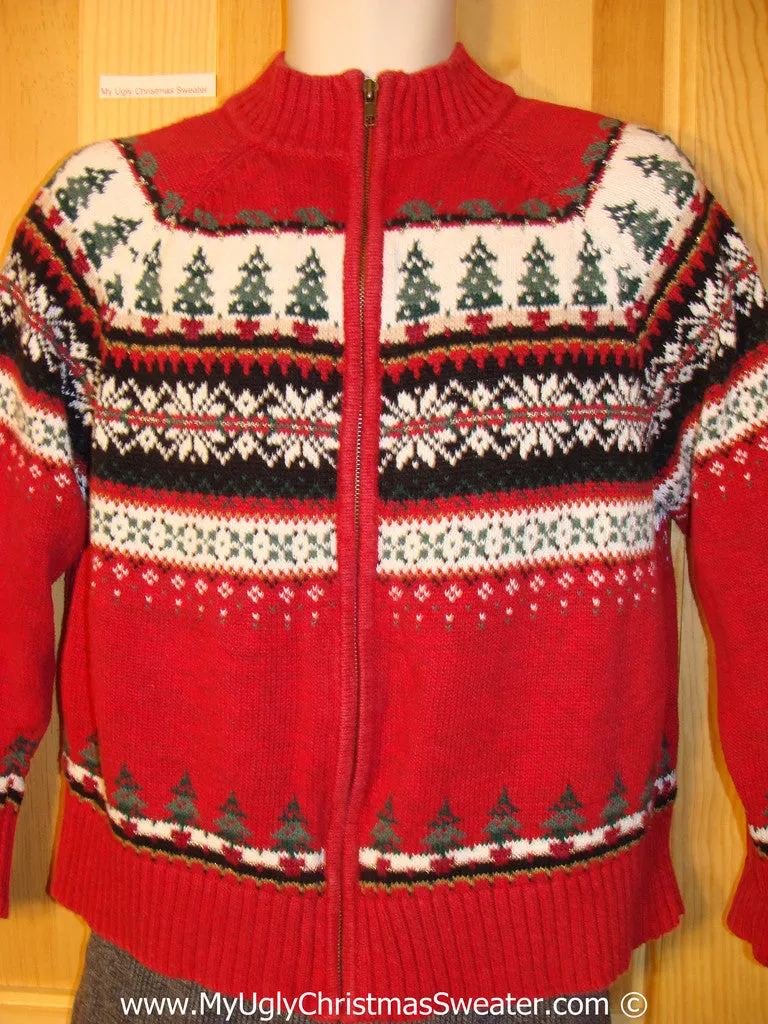 Nordic Style Tacky Christmas Sweater (f1295)