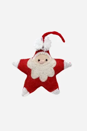 Ornaments 4 Orphans Star Santa Embroidered Ornament