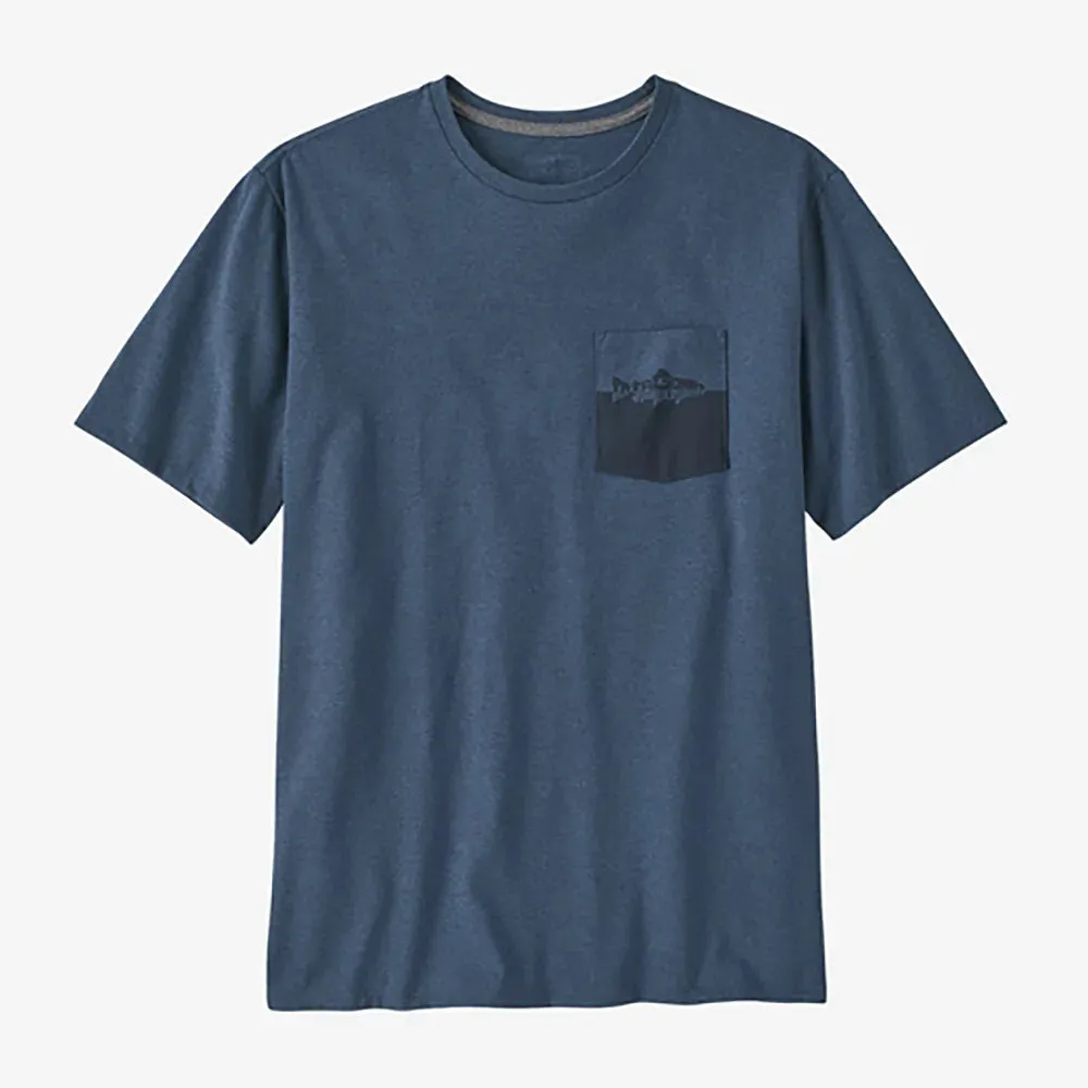 Patagonia Men's Wild Wilderness Short Sleeve Pocket Responsibili-Tee
