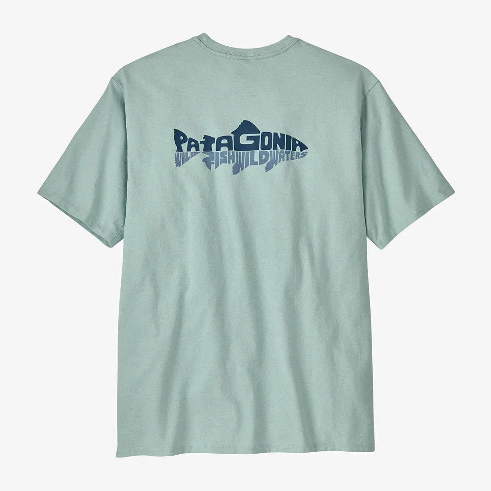 Patagonia Men's Wild Wilderness Short Sleeve Pocket Responsibili-Tee