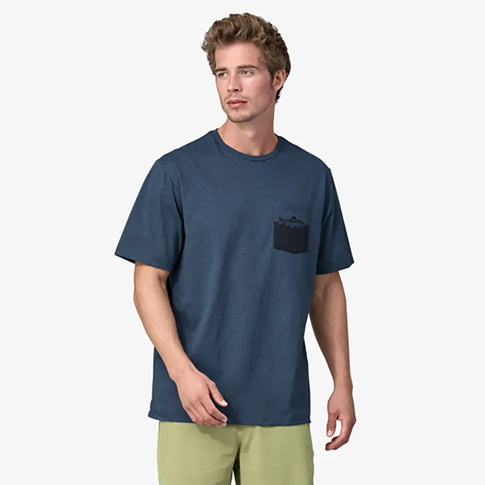 Patagonia Men's Wild Wilderness Short Sleeve Pocket Responsibili-Tee