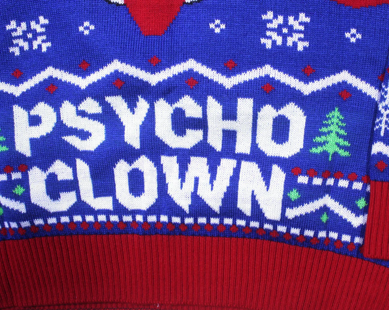 PSYCHO CLOWN CHRISTMAS SWEATER