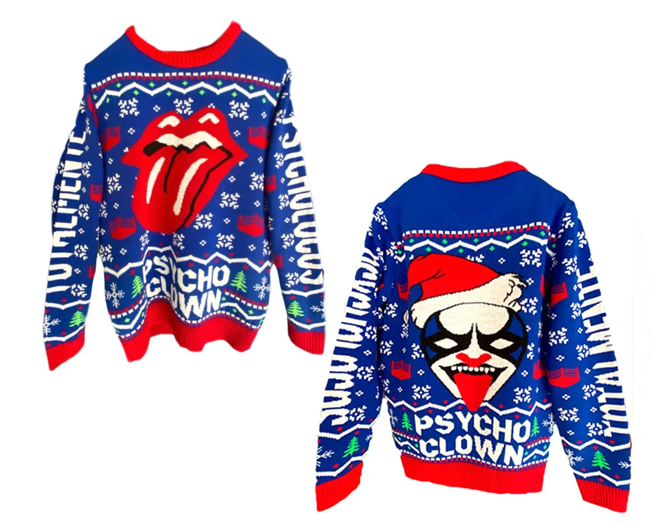 PSYCHO CLOWN CHRISTMAS SWEATER
