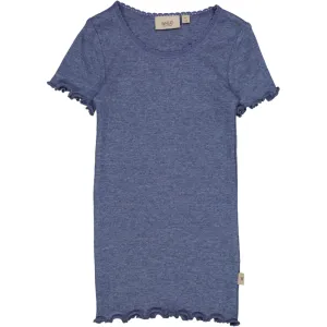 Rib T-Shirt Lace SS