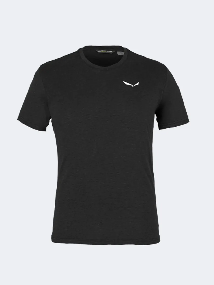 Salewa Hemp Logo Men T-Shirt Black