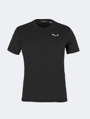 Salewa Hemp Logo Men T-Shirt Black