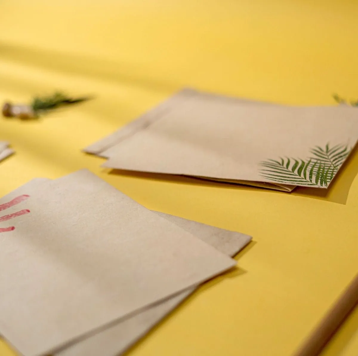 Samudra Handmade Hemp Paper Note Cards Set