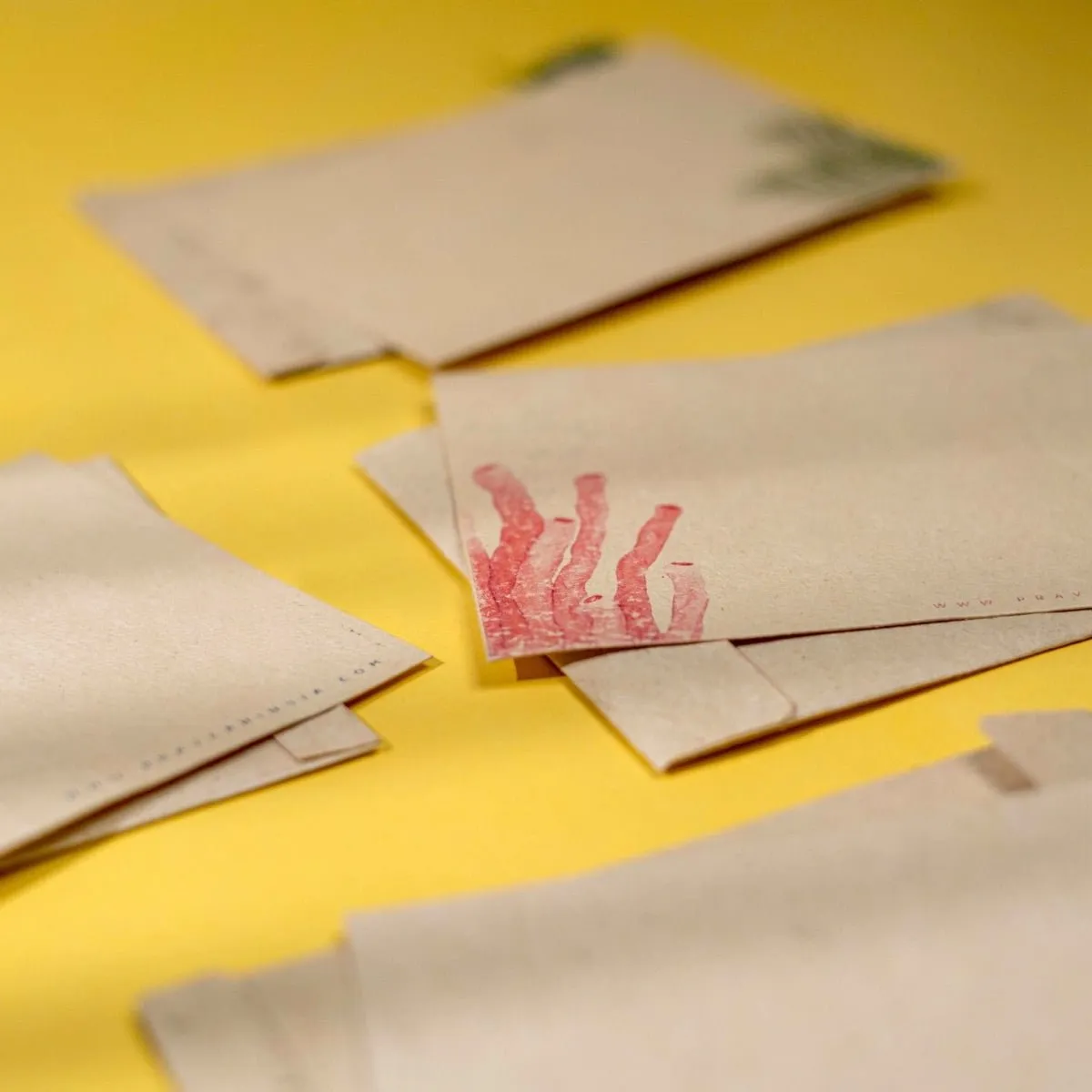 Samudra Handmade Hemp Paper Note Cards Set