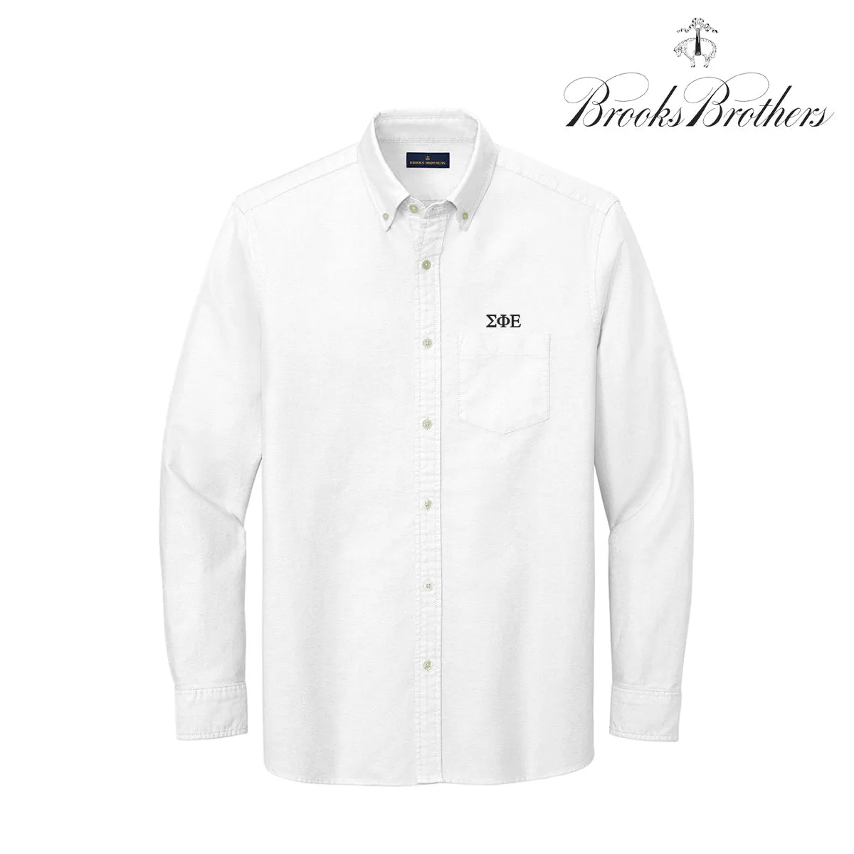 SigEp Brooks Brothers Oxford Button Up Shirt