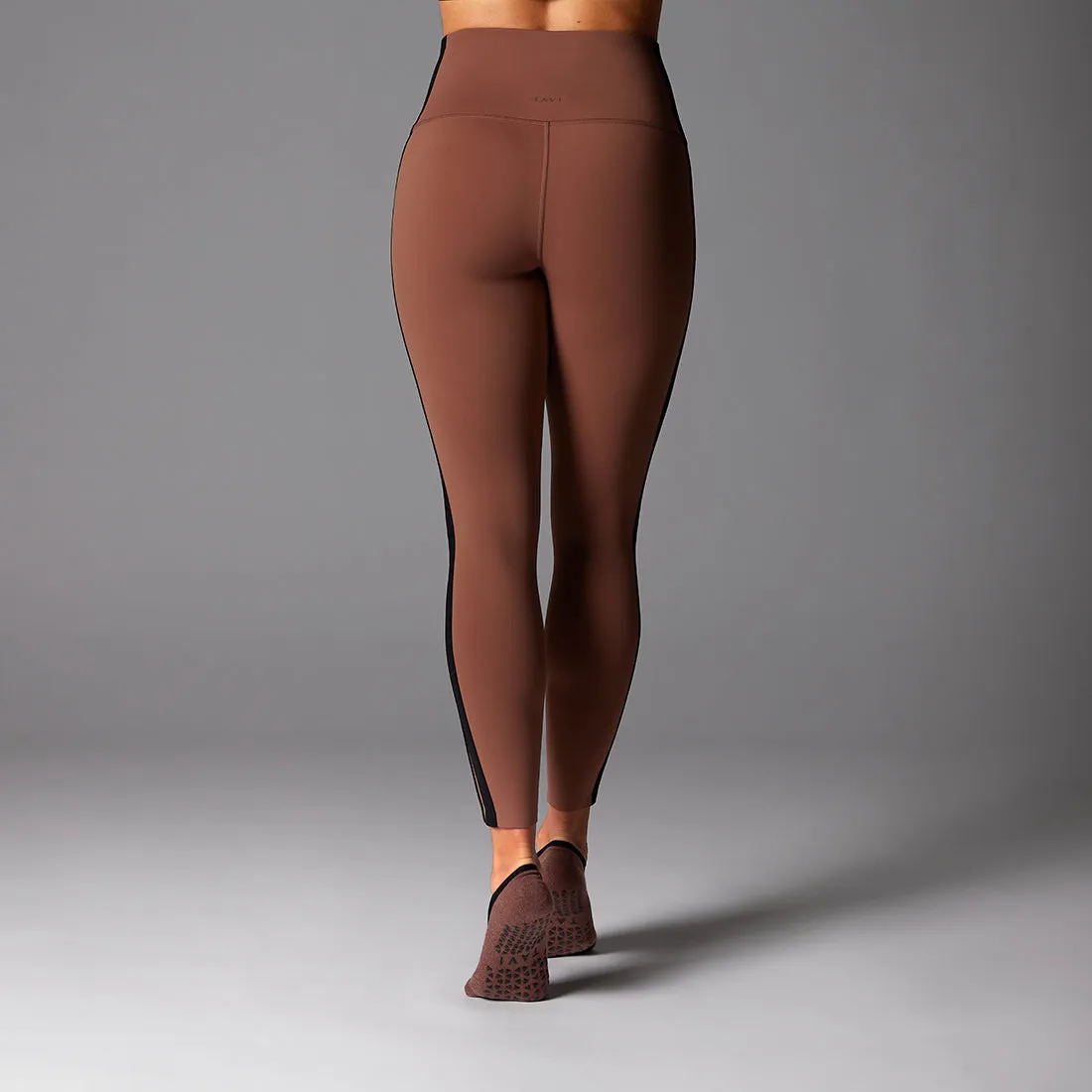 TaviSculpt™ High Waisted 7/8 Stripe Leggings