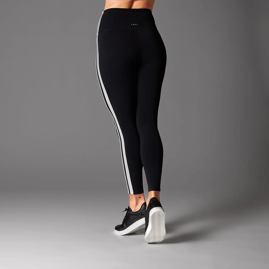TaviSculpt™ High Waisted 7/8 Stripe Leggings
