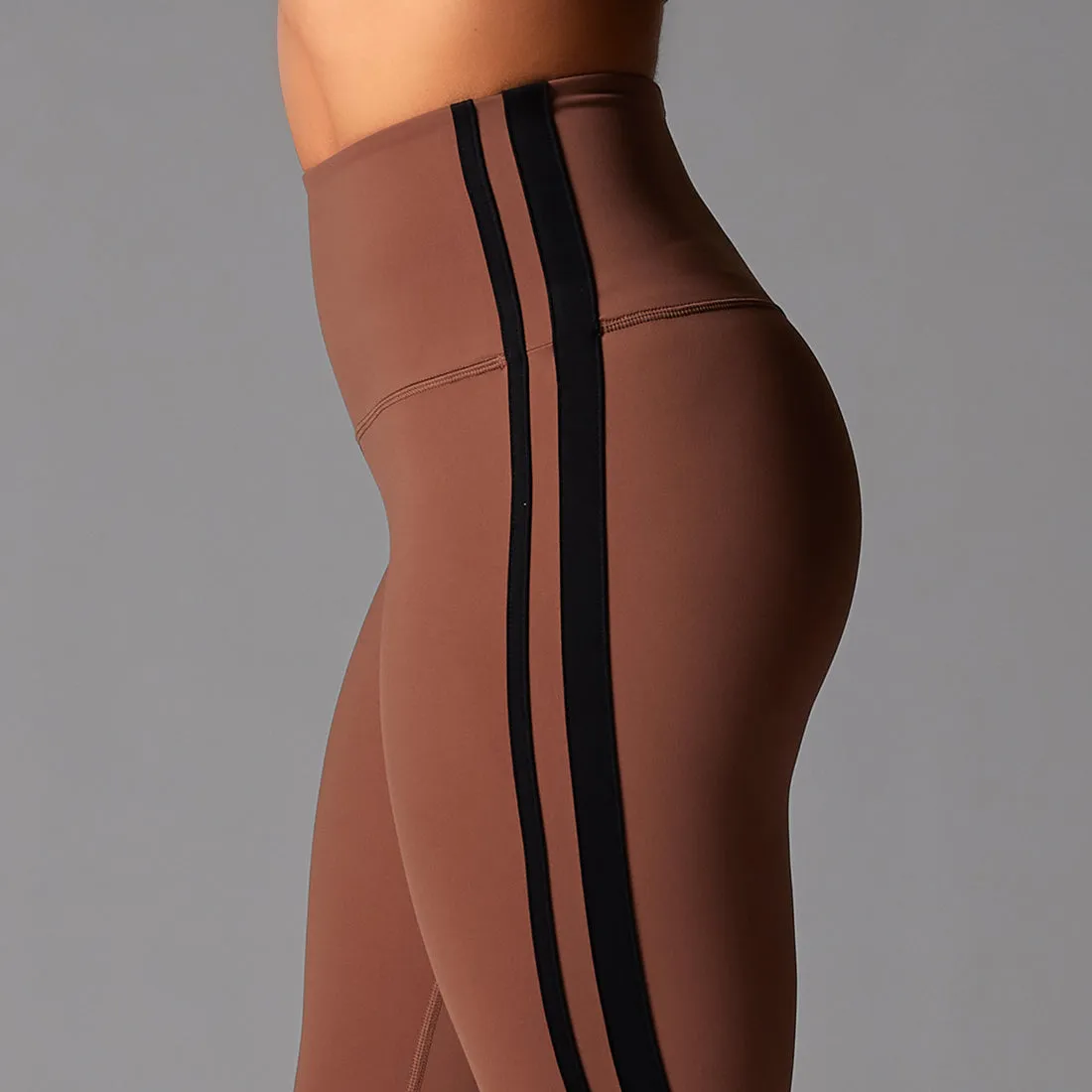 TaviSculpt™ High Waisted 7/8 Stripe Leggings