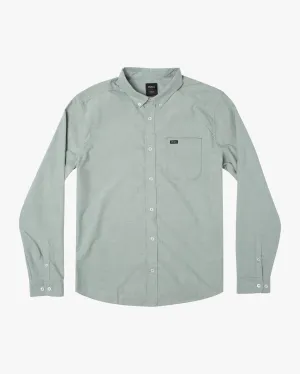 That'll Do Stretch Long Sleeve Shirt - Balsam Green