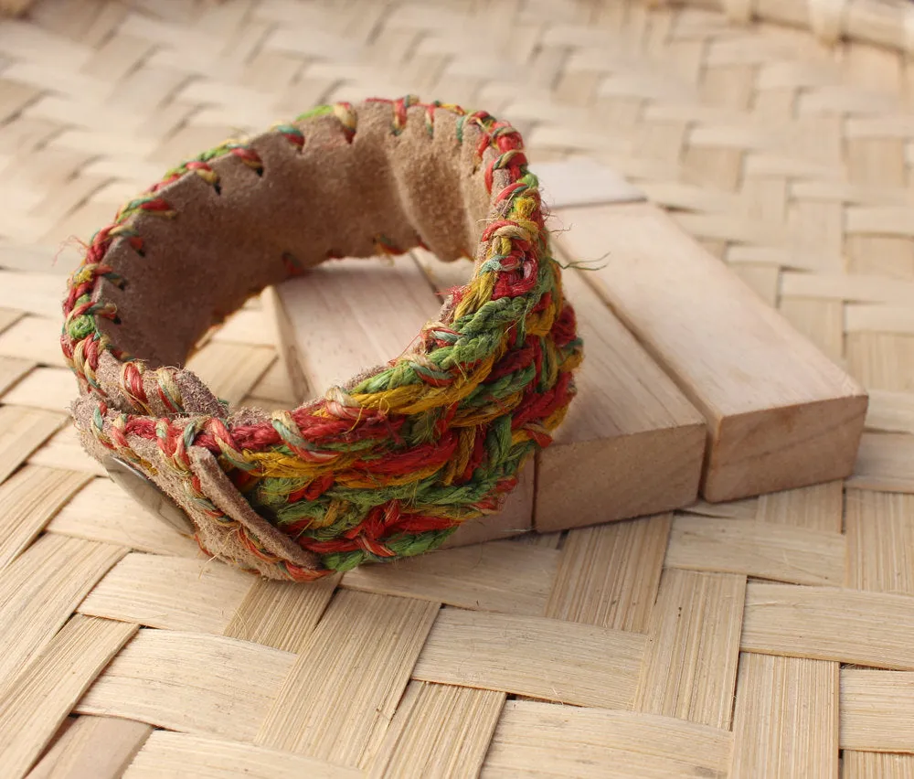 Thick Hemp Braided Bracelets